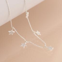 Silver plated and crystal star charm necklace by Peace of Mind 2.jpg