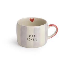 Stoneware Mug Catlover Stripe.jpg