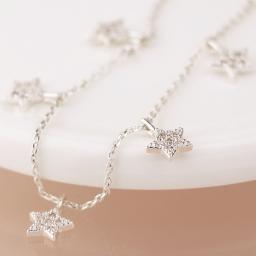 Silver plated and crystal star charm necklace by Peace of Mind.jpg