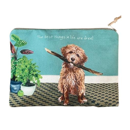 Goldendoodle Zip Purse