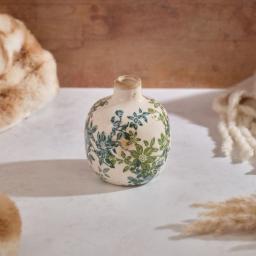 Stoneware Ceramic Green Bulbous Decorative Vase.jpg