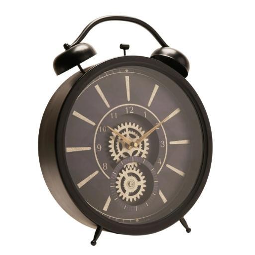 MOVING GEAR MANTEL CLOCK