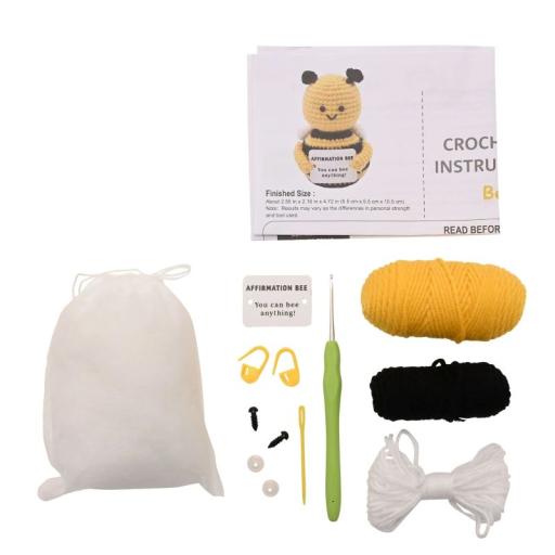 POSITIVITY CROCHET SET - BEE
