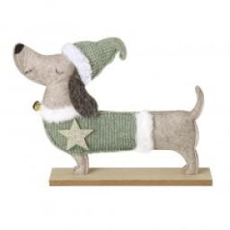 Sausage Dog in Grean Coat and Hat.jpg