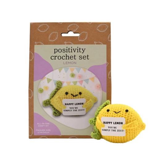 POSITIVITY CROCHET SET - LEMON
