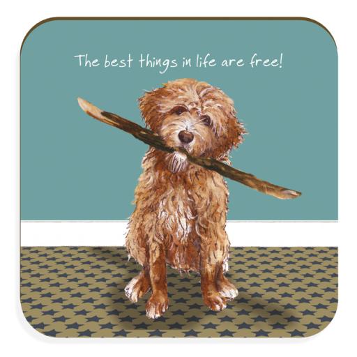 Best Things Goldendoodle Coaster