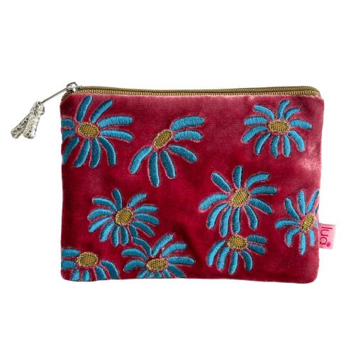 Lua Red  Daisy Purse