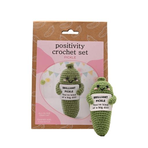 POSITIVITY CROCHET SET - PICKLE